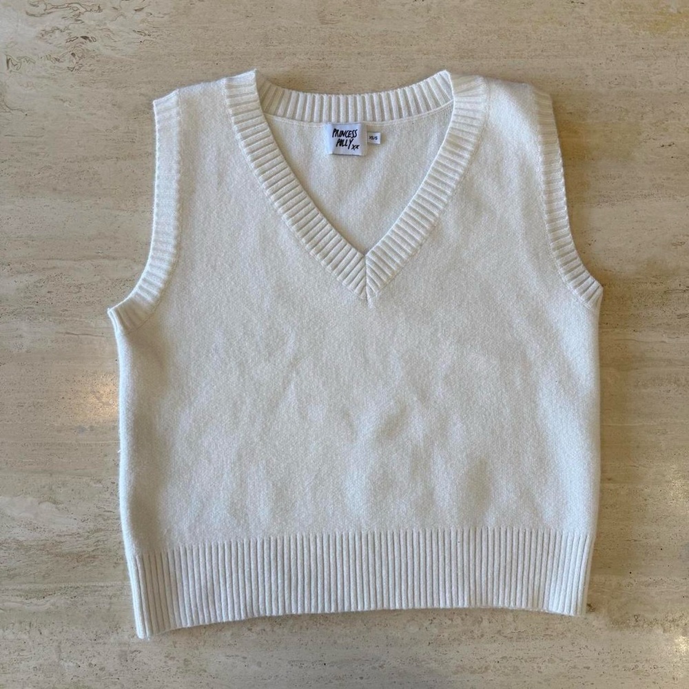 White Sweater Vest